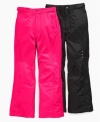 When she's playing out in the snow and the cold she'll be protected in these cozy snow pants from Protection Systems.