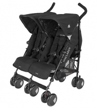 Maclaren Twin Techno Stroller, Black Maclaren Twin Techno Stroller, Black