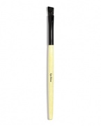Angled brush head expertly shapes and defines natural-looking brows.
