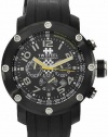 TW Steel Men's TW610 Emerson Fittipaldi Edition Black Rubber Chronograph Dial Watch