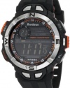 Armitron Men's 408233ORG Chronograph Multi-Function Orange Accented Black Resin Sport Watch