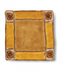 Clay Art Tuscan Sunflower Dinner, Set of 4 Clay Art Tuscan Sunflower Dinner, Set of 4