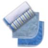 Luvable Friends 4 Pack Washcloths, Blue