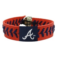 MLB Atlanta Braves Team Color Baseball Bracelet MLB Atlanta Braves Team Color Baseball Bracelet