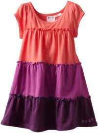 Roxy Kids Girls 2-6X Cider K Cap Sleeve Dress, Pink Coral, X-Large Roxy Kids Girls 2-6X Cider K Cap Sleeve Dress, Pink Coral, X-Large
