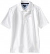 Tommy Hilfiger Boys 2-7 Ivy Polo Shirt, Classic White, 5/Regular