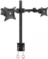 Dual LCD Monitor Desk Mount Stand Heavy Duty Fully Adjustable fits 2 /Two Screens up to 27 ~ (by VIVO)