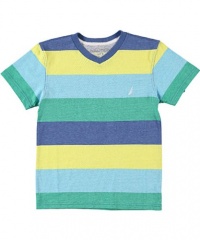 Nautica Tiverton V-Neck T-Shirt (Sizes 8 - 18) - kingfisher blue, 8 Nautica Tiverton V-Neck T-Shirt (Sizes 8 - 18) - kingfisher blue, 8