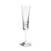 This stylish set of high-stemmed champagne flutes reinterprets a signature Baccarat pattern inspired by rice-grain cuts.
