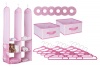 Delta 24 Piece Nursery Closet Organizer, Pink