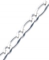 Add a sophisticated chain for timeless appeal. This men's oval chain link bracelet is crafted in sterling silver. Approximate length: 8-1/2 inches.