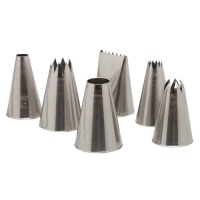 Ateco 6-Piece Pastry Tube and Tips Set Ateco 6-Piece Pastry Tube and Tips Set