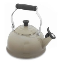 Le Creuset 1.8-qt. Enamel on Steel Classic Whistling Teakettle (Linen) Le Creuset 1.8-qt. Enamel on Steel Classic Whistling Teakettle (Linen)