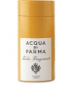 Luxurious formula leaves skin soothed and lightly scented with the spicy notes of Colonia. 3.5 oz. 