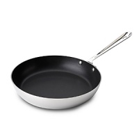 Ideal for foods that need flipping, this superlative nonstick French skillet allows you to deftly scrambling eggs and bacon or prepare a quick chicken sauté. Nonstick pans are safe in the oven to 500F degrees but should not be placed under a broiler. Ideal for foods that need flipping, this superlative nonstick French skillet allows you to deftly scrambling eggs and bacon or prepare a quick chicken sauté. Nonstick pans are safe in the oven to 500F degrees but should not be placed under a broiler.