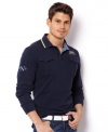 Need a new preppy recruit? This rugby shirt from Nautica is ready to enlist in your fall army.