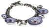 Kenneth Cole New York Modern Orchid Purple Resin Flower Charm Toggle Bracelet