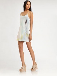 Unique, crayon-inspired print enlivens this lightweight stretch silk slip dress. SquareneckAdjustable spaghetti strapsFully linedPrint may varyAbout 16 from natural waist95% silk/5% spandexDry cleanImported Please note: Pattern may vary. Model shown is 5'10 (177cm) wearing US size Small. Unique, crayon-inspired print enlivens this lightweight stretch silk slip dress. SquareneckAdjustable spaghetti strapsFully linedPrint may varyAbout 16 from natural waist95% silk/5% spandexDry cleanImported Please note: Pattern may vary. Model shown is 5'10 (177cm) wearing US size Small.