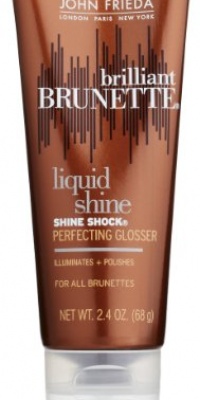 John Frieda Brilliant Brunette Liquid Shine Shine Shock Perfecting Glosser, 2.4 Ounce (Pack of 2)