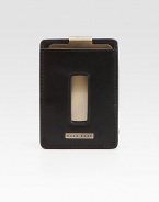 A classic money clip with superb style, constructed in genuine calfskin leather.One card slotLeather3W x 4HImported