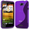 JKase(TM) Premium Quality HTC One S (T-Mobile) Streamline TPU Case Cover - Purple in JKase Retail Packaging