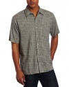 Van Heusen Men's Short Sleeve Melange Woven