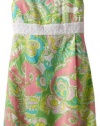 Lilly Pulitzer Girls 7-16 Mini Gosling Dress, Multi Chin Chin, 14