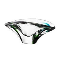 Verdant and fresh, Goran Warff's blown glass bowls feature harmonious forms infused with transparent pops of green and blue. Verdant and fresh, Goran Warff's blown glass bowls feature harmonious forms infused with transparent pops of green and blue.