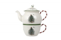 Spode Christmas Tree Peppermint Tea for One Spode Christmas Tree Peppermint Tea for One