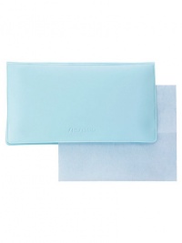 These oil-absorbing powder-coated sheets eliminate excess sebum and shine. As a result, makeup stays fresher and lasts longer. Leaves skin feeling refreshed and matte. In a portable plastic pouch for quick touch-ups anytime, any place. Use daily as needed. 100 sheetsCall Saks Fifth Avenue New York, (212) 753-4000 x2154, or Beverly Hills, (310) 275-4211 x5492, for a complimentary Beauty Consultation. ASK SHISEIDOFAQ These oil-absorbing powder-coated sheets eliminate excess sebum and shine. As a result, makeup stays fresher and lasts longer. Leaves skin feeling refreshed and matte. In a portable plastic pouch for quick touch-ups anytime, any place. Use daily as needed. 100 sheetsCall Saks Fifth Avenue New York, (212) 753-4000 x2154, or Beverly Hills, (310) 275-4211 x5492, for a complimentary Beauty Consultation. ASK SHISEIDOFAQ