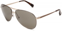 Marc by Marc Jacobs Women's MMJ 244/S 0J5G Butterfly Sunglasses,Gold Frame/Dark Brown Lens,One Size Marc by Marc Jacobs Women's MMJ 244/S 0J5G Butterfly Sunglasses,Gold Frame/Dark Brown Lens,One Size