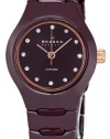 Skagen Women's 816XSDXC1 Ceramic Brown Ceramic Watch