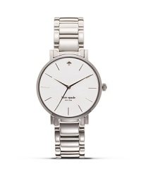 Take a citified approach to accessorizing with this bracelet watch from kate spade new york. Its round design is city chic, while the mother-of-pearl face is oh so sophisticated. Take a citified approach to accessorizing with this bracelet watch from kate spade new york. Its round design is city chic, while the mother-of-pearl face is oh so sophisticated.