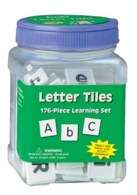 Eureka Tub Of Letter Tiles, 176 Tiles in 3 3/4 x 5 1/2 x 3 3/4 Tub Eureka Tub Of Letter Tiles, 176 Tiles in 3 3/4 x 5 1/2 x 3 3/4 Tub