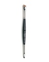 This double-ended eyebrow brush has small, pointed bristles on one end for more precise work and stiff, angled bristles on the other end for filling in larger areas. Long handle brush, composed of high-quality synthetic fibers. Specially designed for use with Laura Mercier's Eyebrow Pencil and Brow Powder Duos. Made in USA. 