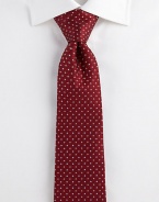 An incredibly handsome Italian silk design is adorned with tiny dots allover.SilkDry cleanMade in Italy