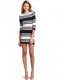 French Connection Women's Jag Stripe Dress, Blue, 8 French Connection Women's Jag Stripe Dress, Blue, 8
