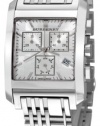 Burberry Men's BU1560 Square Silver Chronograph Dial Watch