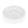 Exclusive to Bloomingdale's, this dimensional plate from Lalique is hand crafted of sparkling crystal in a repeating clover pattern adapted from Venetian architecture. It's ideal to use as a ring tray or for presenting chocolates and other small treats.