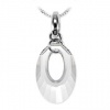 Ashley Arthur Crystal Vue .925 Silver 20mm White Helios Pendant Polished Bale Made with Swarovski El