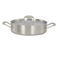 American Kitchen Tri-Ply 10-Inch Covered Everyday Pan American Kitchen Tri-Ply 10-Inch Covered Everyday Pan