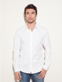 GUESS Diego Long-Sleeve Shirt, OPTIC WHITE (XL) GUESS Diego Long-Sleeve Shirt, OPTIC WHITE (XL)
