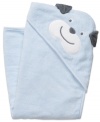 Keep him comfy and dry swaddled in Carter's puppy towel featuring an adorable dog-eared hood.