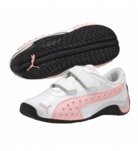 PUMA Toddler/Little Kid Drift Cat II Diamonds Hook-And-Loop Sneaker,White/Gossamer Pink,4 M US Toddler PUMA Toddler/Little Kid Drift Cat II Diamonds Hook-And-Loop Sneaker,White/Gossamer Pink,4 M US Toddler