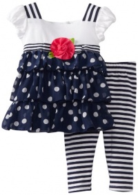 Sweet Heart Rose Baby-girls Infant Nautical Legging Set, Navy/White, 24 Months Sweet Heart Rose Baby-girls Infant Nautical Legging Set, Navy/White, 24 Months