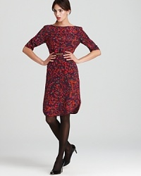 Steal the scene in a graphic-printed Rachel Roy dress cinched with a sleek belt for a feminine silhouette. A geometric bag and a serious heel add extra impact. Steal the scene in a graphic-printed Rachel Roy dress cinched with a sleek belt for a feminine silhouette. A geometric bag and a serious heel add extra impact.