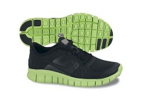 Nike Kids's NIKE FREE RUN 3 (GS) RUNNING SHOES 7 (BLACK/DARK GREY/ELECTRIC GREEN) Nike Kids's NIKE FREE RUN 3 (GS) RUNNING SHOES 7 (BLACK/DARK GREY/ELECTRIC GREEN)