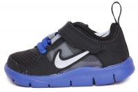 Nike Kids Toddlers Velcro Free Run 3 (TDV) Black Silver Royal 512167-004 4c Nike Kids Toddlers Velcro Free Run 3 (TDV) Black Silver Royal 512167-004 4c