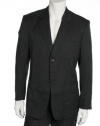 IZOD Charcoal Herringbone Single Breast 2 Button Sport Coat