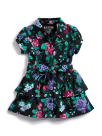 GUESS Kids Girls Toddler Printed Jersey Dress, MULTICOLORED (12M) GUESS Kids Girls Toddler Printed Jersey Dress, MULTICOLORED (12M)
